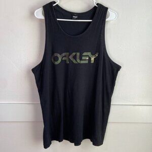 Oakley Black & Camo Logo Tank Top